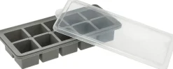 Funktion Isterningebakker Og Isforme|Opbevaring Til Køkkenet > Isterningbakke m. Låg 21,9x9,9 cm, Grå
