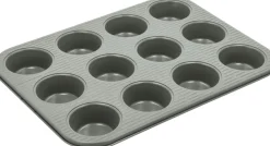 Best Funktion Line Muffinform t. 12 stk, Grå