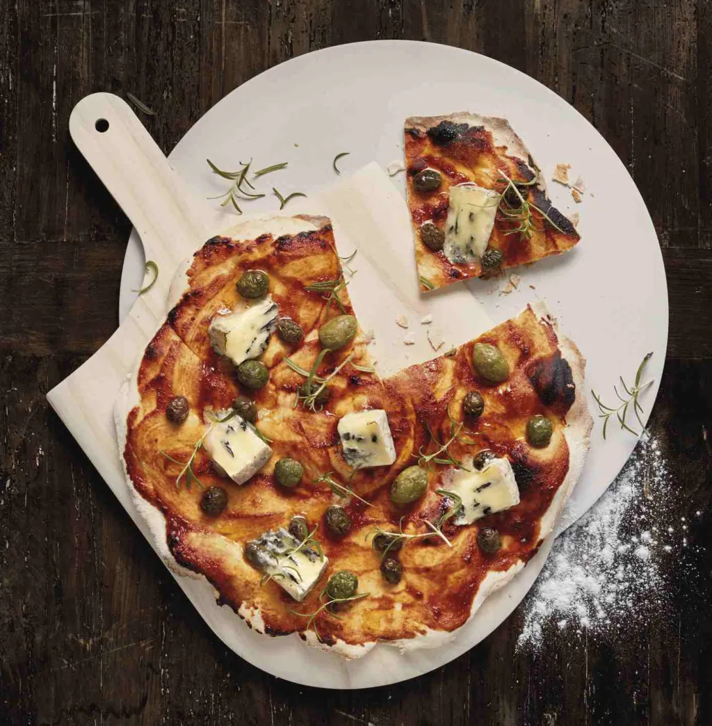 Sale Pizzabagesten m. Spade ?37,5 cm, Creme Pizza Og Pasta