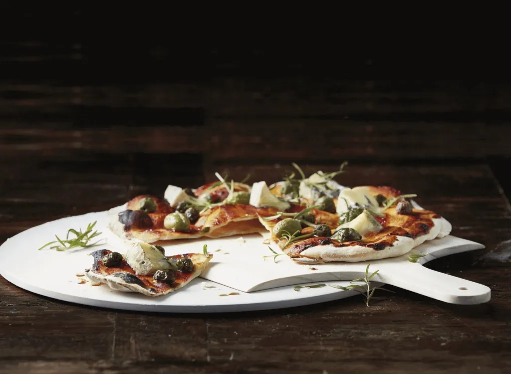 Sale Pizzabagesten m. Spade ?37,5 cm, Creme Pizza Og Pasta