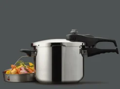 Funktion Trykkoger m. Låg og Kurv 6 L, Stål