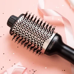 GA.MA Professional Børster > Keration Hårbørste, Sort/Pink