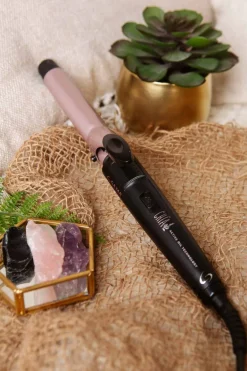 GA.MA Professional Krøllejern > Krøllejern, Sort/Pink