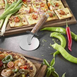 Best MADERO Pizzaskærer 22,5 cm, Rustfrit Stål Pizza Og Pasta