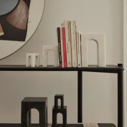 Clearance GEJST Arkis Bogstøtte 3 stk, Hvid
