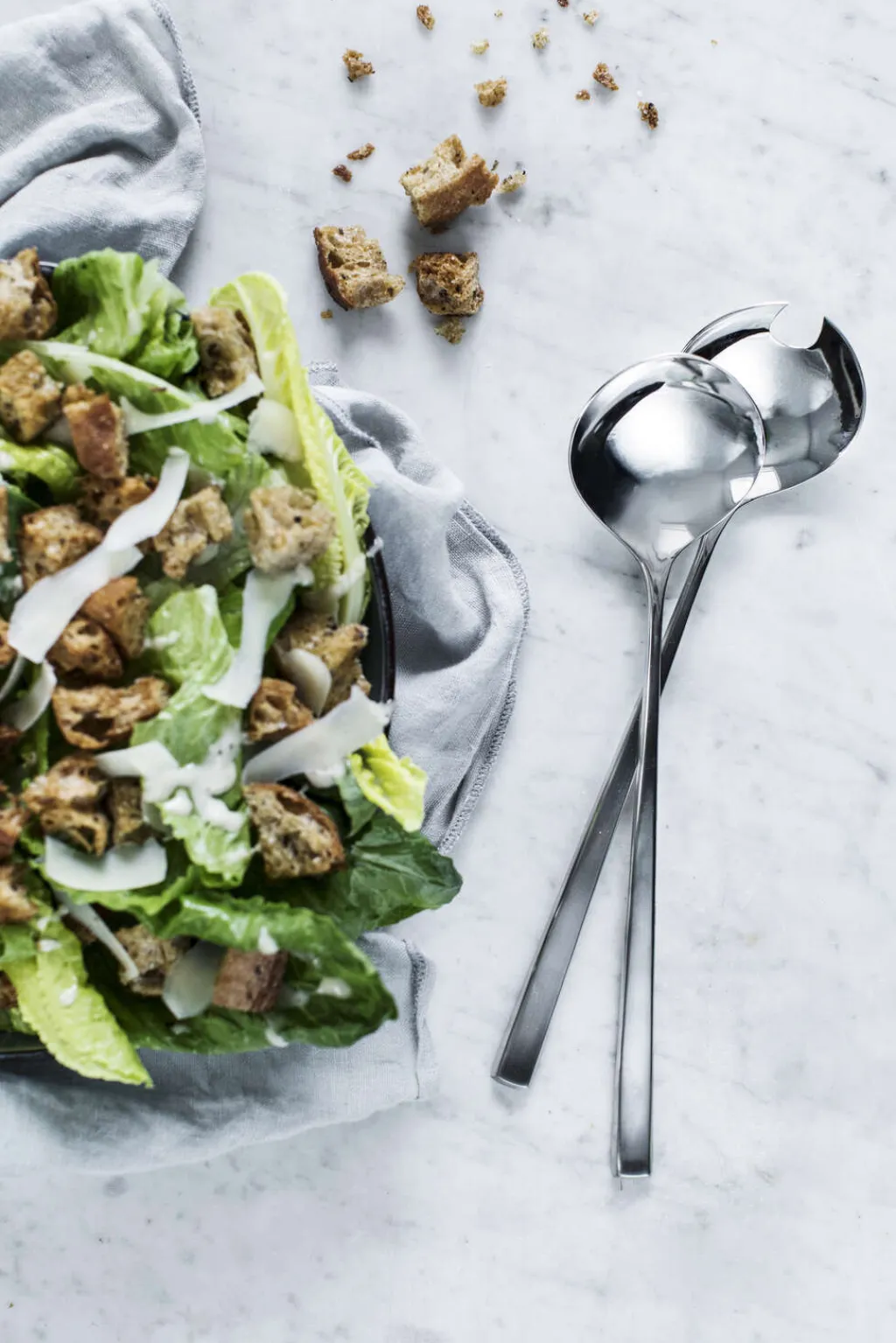 Gense Serveringsbestik > Fuga Salatbestik, Mat/Blankt Stål