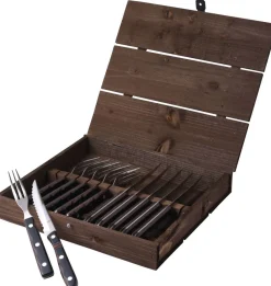 Gense Steakbestik|Bestiksæt > Old Farmer Classic Steakbestik , Træ/Stål
