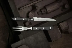 Clearance Gense Old Farmer Classic Steakkniv, Træ/Stål