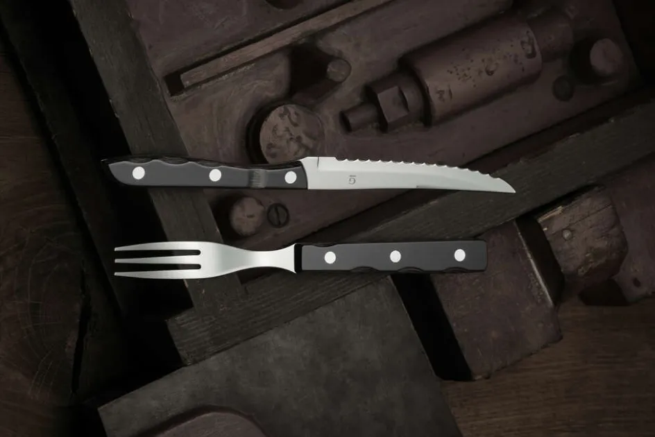 Clearance Gense Old Farmer Classic Steakkniv, Træ/Stål
