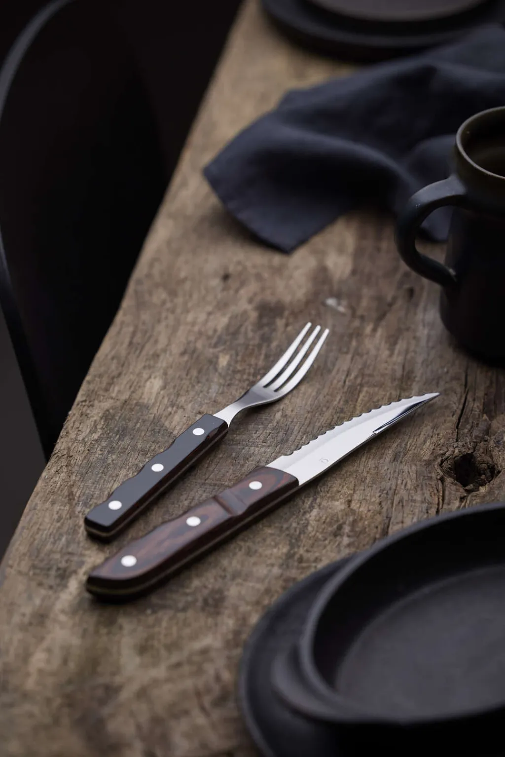 Gense Steakbestik > Old Farmer Classic Steakkniv XL, Træ/Stål