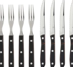 Gense Steakbestik|Bestiksæt > Old Farmer Classic Steakbestik , Træ/Stål