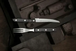 Online Gense Old Farmer Classic Steakgaffel, Træ/Stål