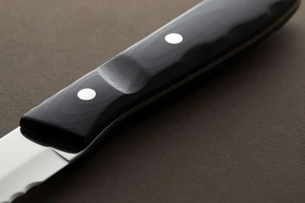 Online Old Farmer Micarta Steakkniv XL 2 stk, Sort/Stål Steakbestik