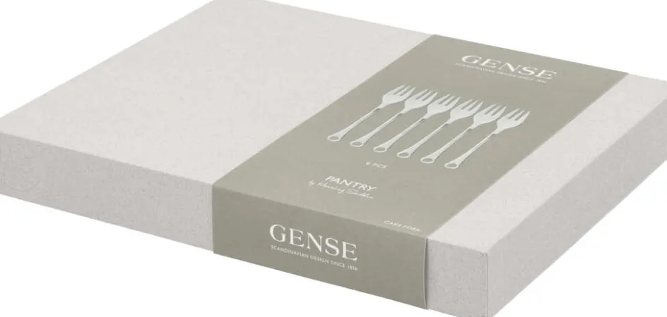 Discount Gense Pantry Kagegaffel 6 stk, Mat Stål