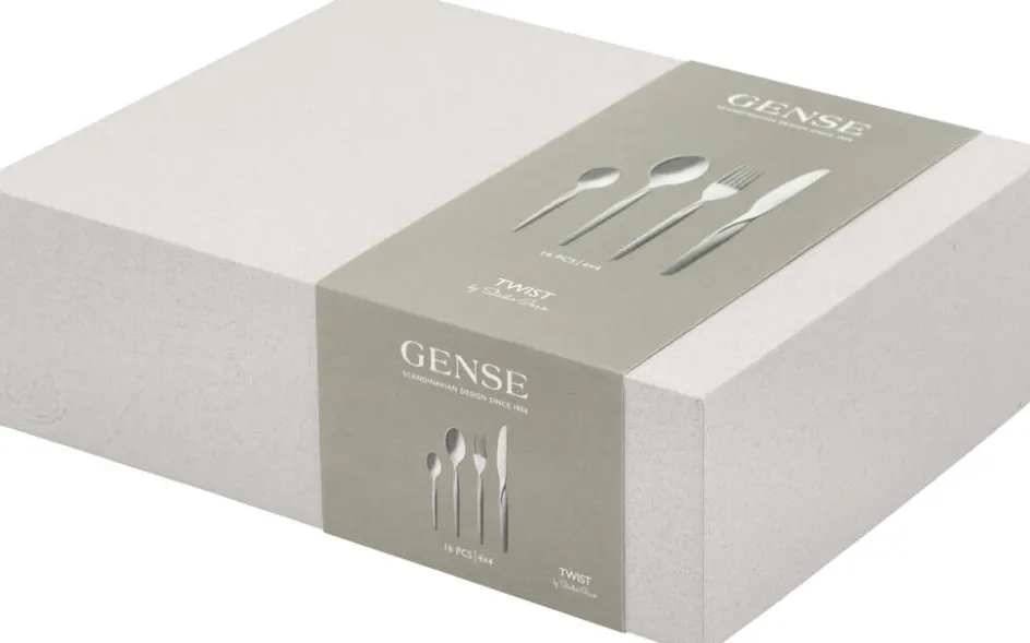Discount Gense Twist Bestiksæt , Blankt Stål