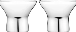 Georg Jensen Spisestue|Æggebægere > Alfredo Æggebæger 2 stk, Blankt Stål