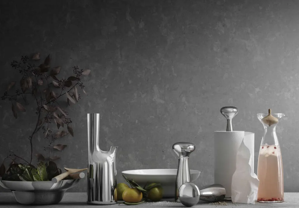 Georg Jensen Køkkenrulleholdere > Alfredo Køkkenrulleholder 32 cm, Blankt Stål