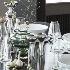 Georg Jensen Alfredo Salt- & Peberkværn , Blankt Stål
