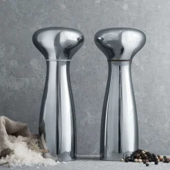 Georg Jensen Alfredo Salt- & Peberkværn , Blankt Stål