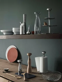 Georg Jensen Alfredo Salt- & Peberkværn , Blankt Stål
