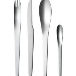 New Arne Jacobsen Bestiksæt , Mat Stål Bestiksæt