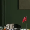 Online Bernadotte Bordflag H38,8 cm, Blankt Stål Bordflag