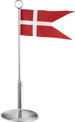 Online Bernadotte Bordflag H38,8 cm, Blankt Stål Bordflag