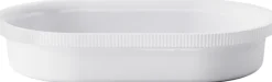 Clearance Georg Jensen Bernadotte Ovnfast Fad 31,6x20,1 cm, Hvid