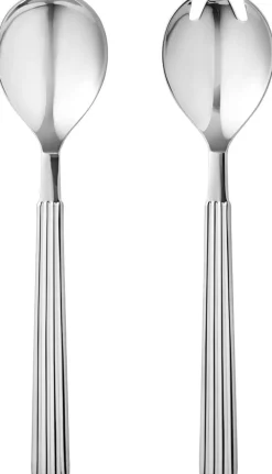 Best Georg Jensen Bernadotte Salatserveringssæt 2 stk., Blankt Stål
