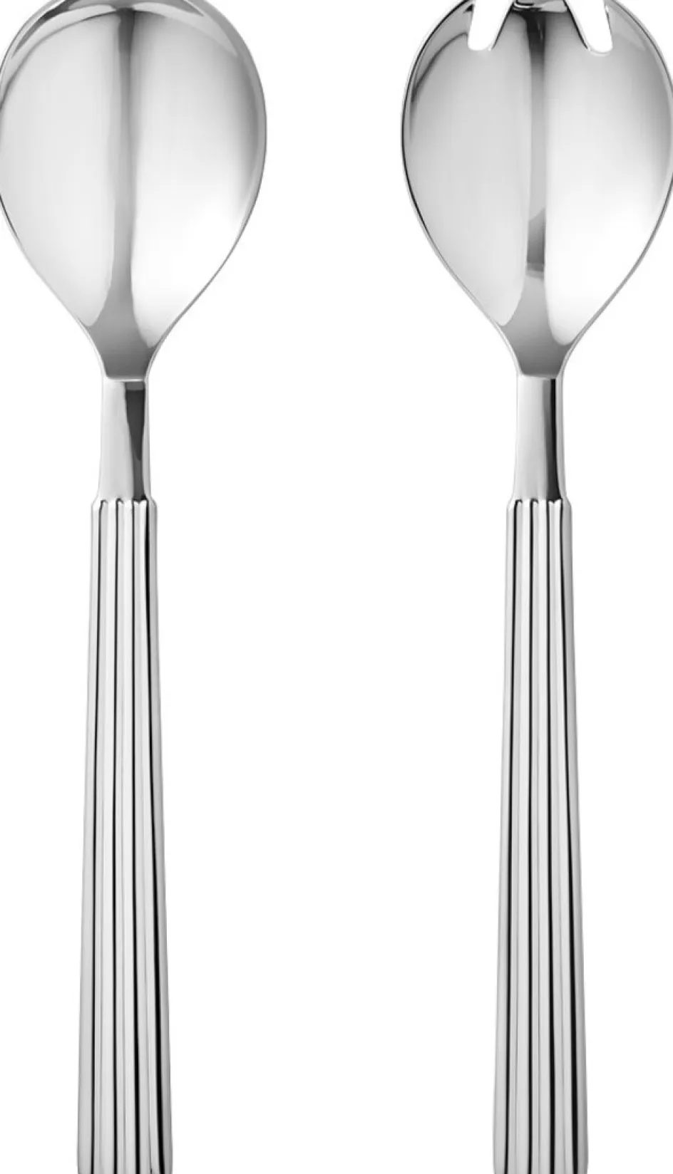 Best Georg Jensen Bernadotte Salatserveringssæt 2 stk., Blankt Stål