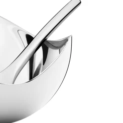 Georg Jensen Salt Og Peber|Salt Og Peber > Bloom Saltkar & Ske Ø7 cm, Blankt Stål