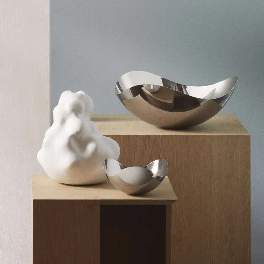 Georg Jensen Skåle|Spisestue > Bloom Skål , Blankt Stål