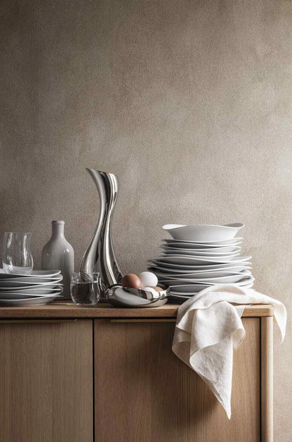 Online Georg Jensen Cobra Skål , Blankt Stål