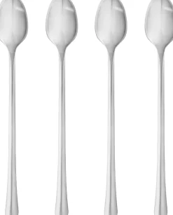 Georg Jensen Teskeer|Bestiksæt > Copenhagen Caffe Latte Teske 4 stk, Mat Stål