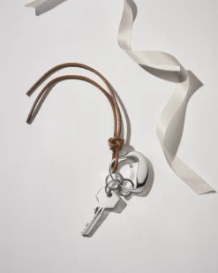 Georg Jensen Nøgleringe Og Kortholdere > Heart Nøglering, Blankt Stål