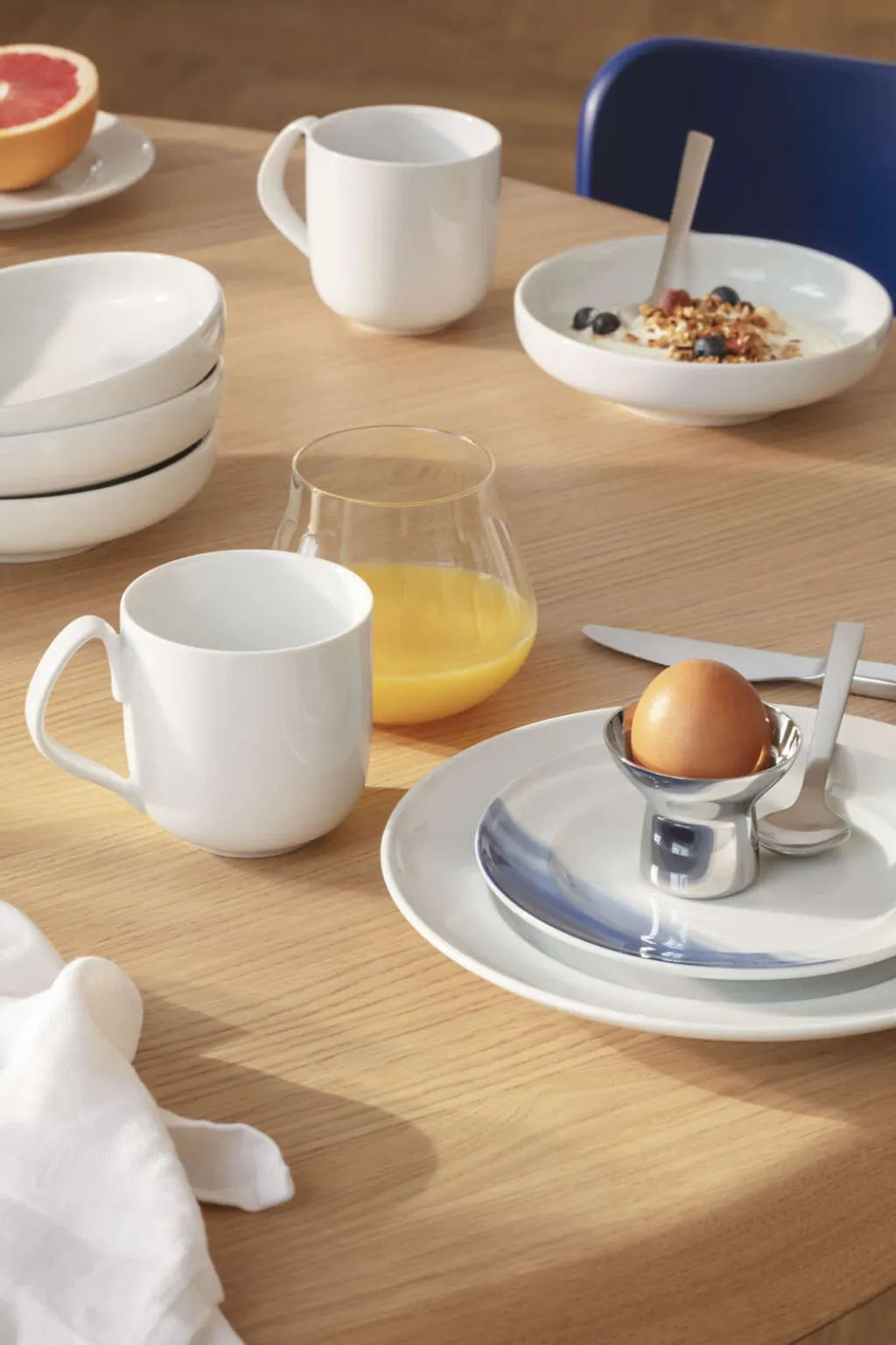 Georg Jensen Krus > Henning Koppel Krus 2 stk. 27 cl, Hvid