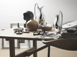 Georg Jensen Stue|Småopbevaring Og Organisering > Henning Koppel Turnip Bonbonniere, Blankt Stål/Egetræ