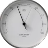 Discount Georg Jensen Henning Koppel Barometer 10 cm, Blankt Stål/Hvid