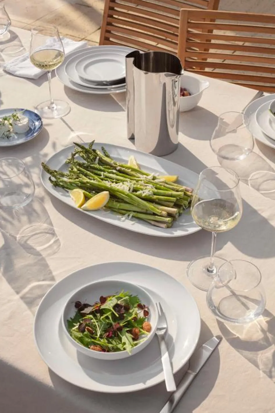 Hot Georg Jensen Henning Koppel Tallerken , Hvid
