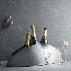 Outlet Indulgence Champagnekøler , Blankt Stål Champagne- Og Vinkølere