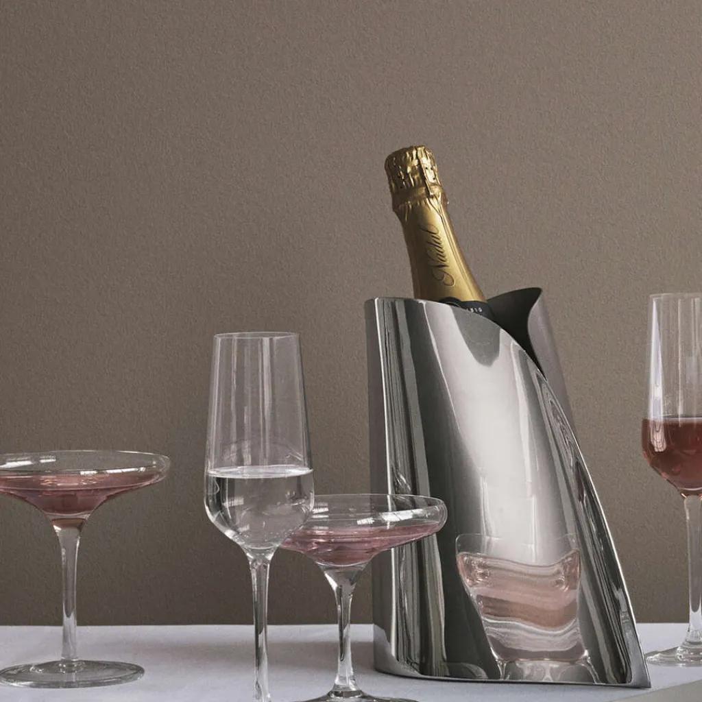 Indulgence Champagnekøler , Blankt Stål Champagne- Og Vinkølere