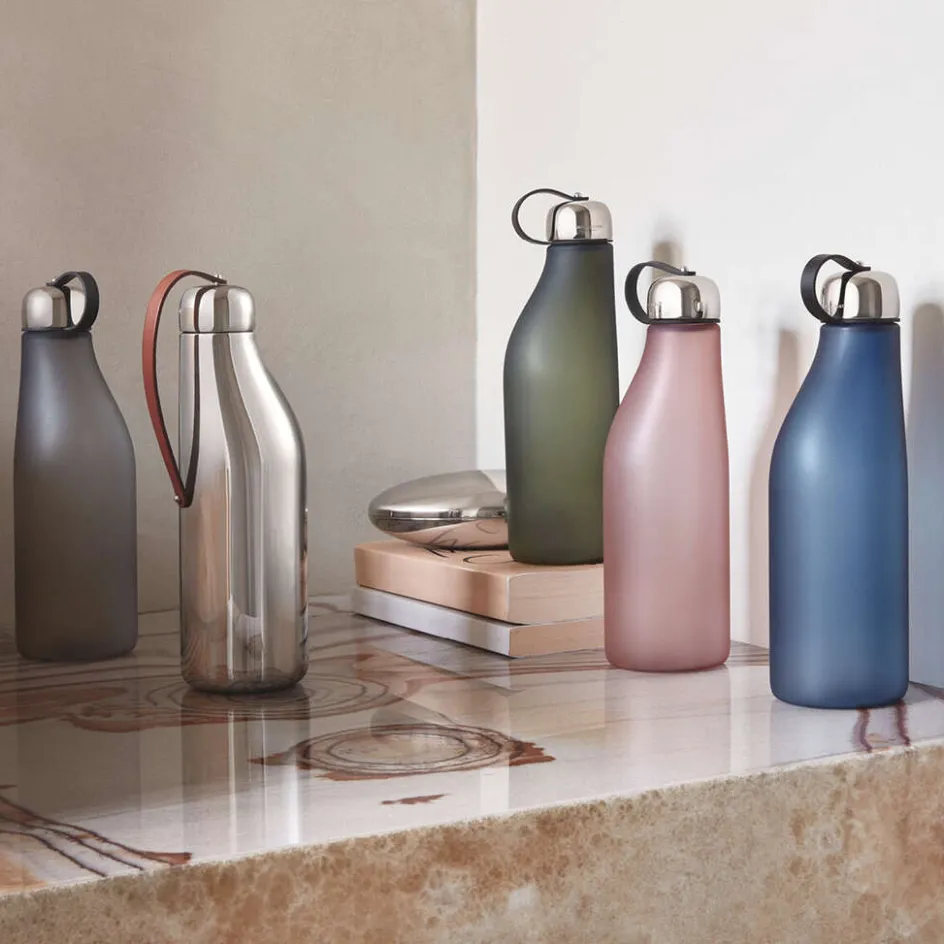 Clearance Georg Jensen Sky Vandflaske, Blå