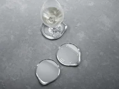 Outlet Wine & Bar Glasbakke 4 stk. 9,6 cm, Blankt Stål Barudstyr