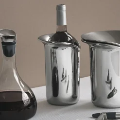 Discount Georg Jensen Wine & Bar Vinkøler 22 cm, Blankt Stål