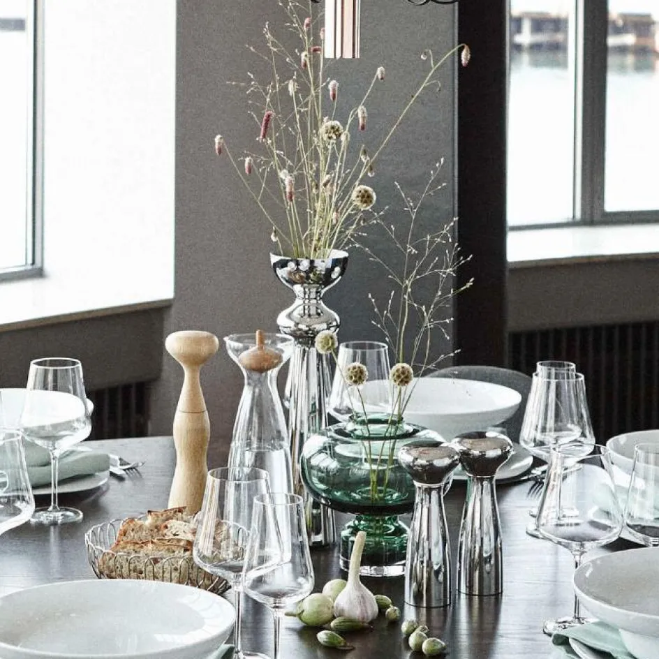 Discount Georg Jensen Alfredo Vase 25 cm, Lysegrøn