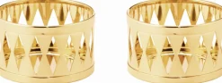 Georg Jensen Julelys|Fyrfadsstager > Fyrfadsstage ?6,2 cm, Guldbelagt