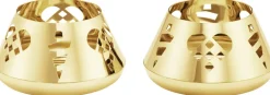 Best Georg Jensen Fyrfadsstage 2 stk H4 cm, Guldbelagt