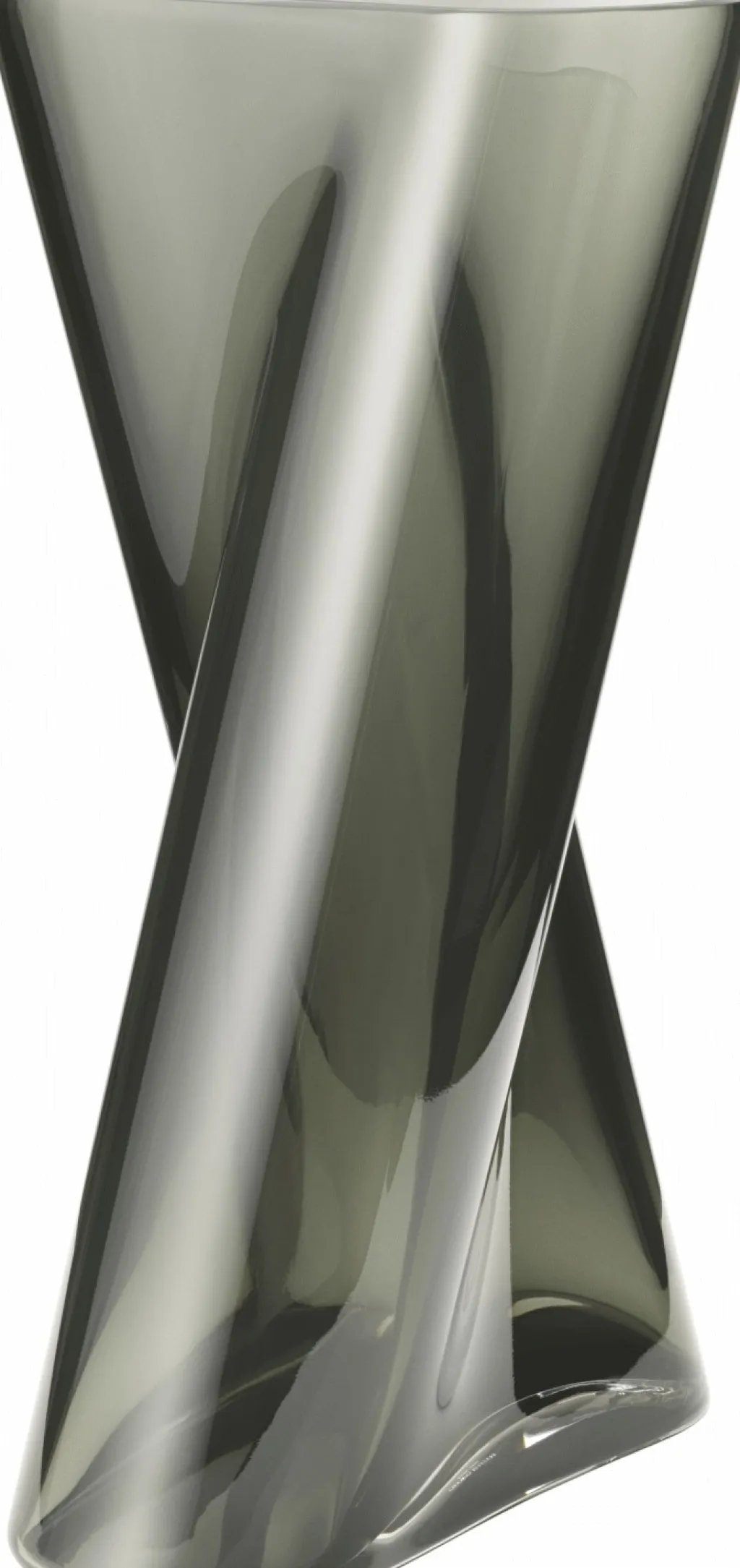 New Lituus Vase H, Smokey Vaser