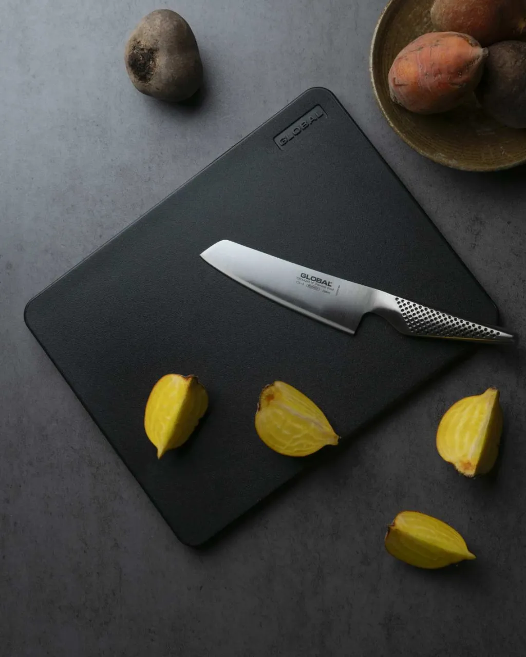 Global Skærebrætter Og Serveringsbrætter > G-1011 Skærebræt 25x32 cm, Sort