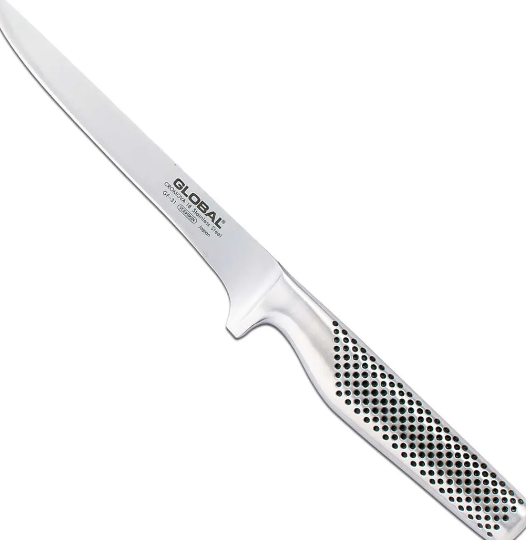 Global Udbener- Og Filetknive|Japanske Knive > GF-31 Udbeningskniv 16 cm, Smedet Stål